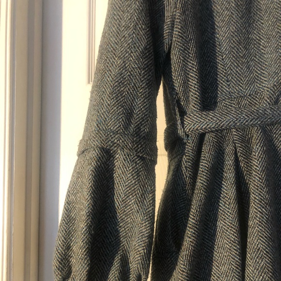 XOXO trench coat with lantern sleeves M - Picture 8 of 8